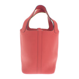 エルメス HERMES ピコタンロック PM ハンドバッグ トートバッグ トリヨン ローズテキサス オレンジ系 シルバー金具 レディース【中古】【Aランク】