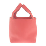 エルメス HERMES ピコタンロック PM ハンドバッグ トートバッグ トリヨン ローズテキサス オレンジ系 シルバー金具 レディース【中古】【Aランク】