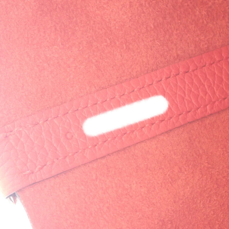エルメス HERMES ピコタンロック PM ハンドバッグ トートバッグ トリヨン ローズテキサス オレンジ系 シルバー金具 レディース【中古】【Aランク】