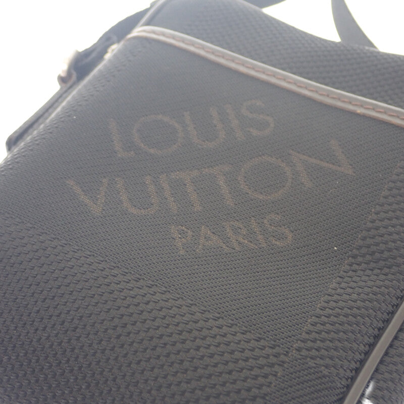 ルイヴィトン LOUIS VUITTON ミニ シタダン M93622 ショルダーバッグ ダミエ ジェアン ブラック メンズ レディース【中古】【Aランク】