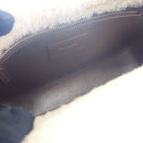 サンローラン SAINT LAURENT ル・サンカセット ホーボー 65722811ZLW ショルダーバッグ ハンドバッグ スウェード ボア ブラウン ゴールド金具 レディース【中古】【ABランク】