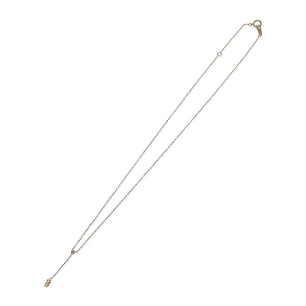 ヴァンドーム VANDOME Y字デザイン ネックレス K18イエローゴールド ダイヤモンド レディース【中古】【Aランク】