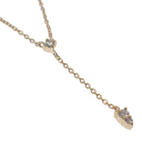 ヴァンドーム VANDOME Y字デザイン ネックレス K18イエローゴールド ダイヤモンド レディース【中古】【Aランク】