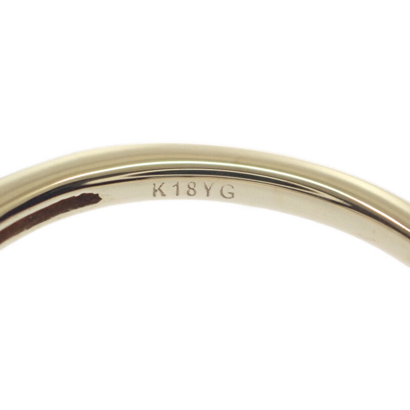 デザインジュエリー 15号 リング K18イエローゴールド ダイヤモンド レディース【中古】【Aランク】