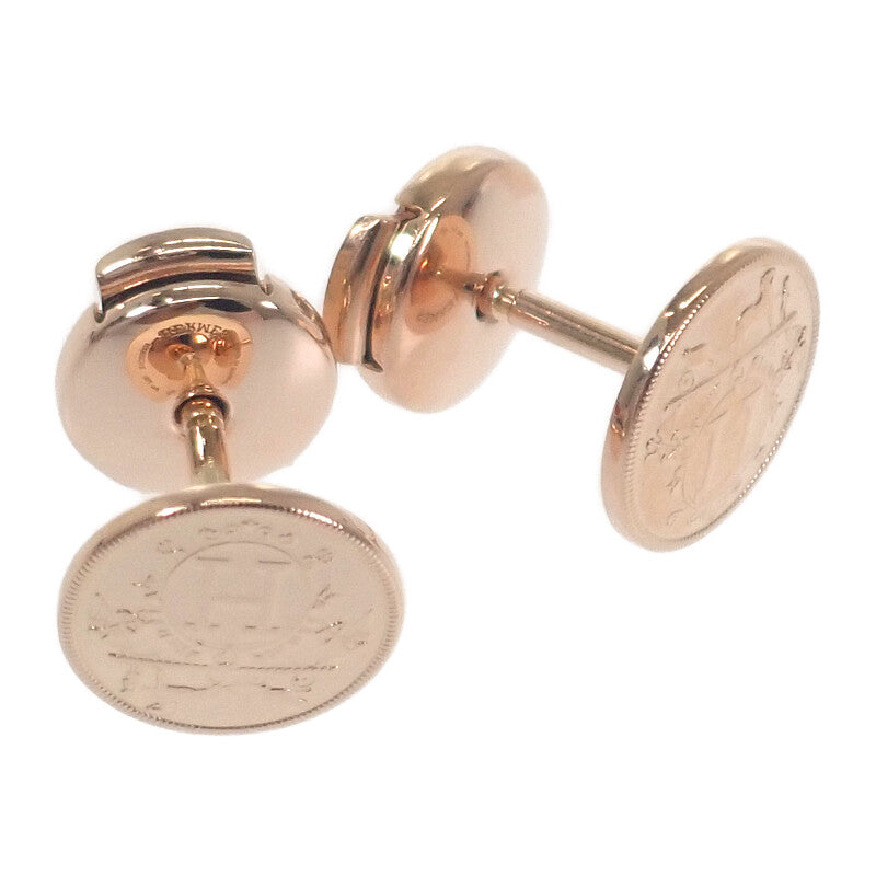 エルメス HERMES エクスリブリスTPM H120544B 00 ピアス K18ピンク