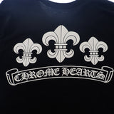 クロムハーツ CHROME HEARTS BSフレアプリント ロングスリーブ S 長袖Ｔシャツ コットン ブラック メンズ【中古】【Aランク】