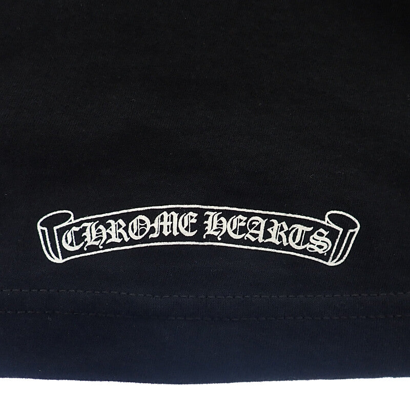 クロムハーツ CHROME HEARTS BSフレアプリント ロングスリーブ S 長袖Ｔシャツ コットン ブラック メンズ【中古】【Aランク】