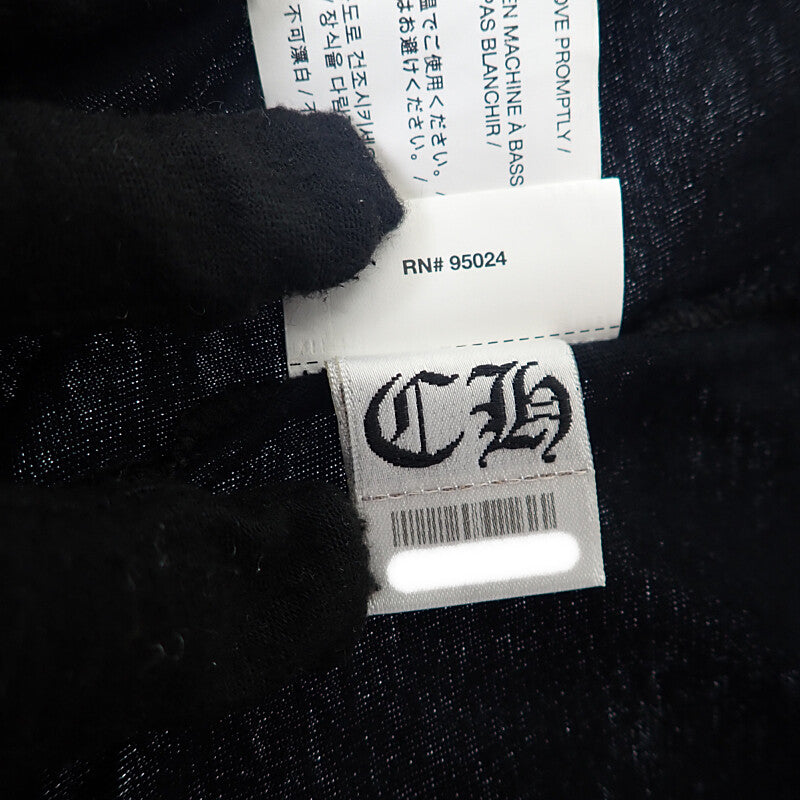 クロムハーツ CHROME HEARTS BSフレアプリント ロングスリーブ S 長袖Ｔシャツ コットン ブラック メンズ【中古】【Aランク】