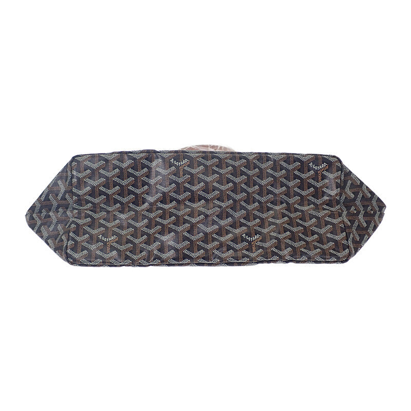 ゴヤール GOYARD サンルイ PM STLOUIPMLTY01CL03P トートバッグ カーフ ゴヤールディンキャンバス ナチュラル ブラック レディース【中古】【Sランク】