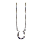 ティファニー TIFFANY&Co. メトロホースシューペンダント ネックレス K18ホワイトゴールド ダイヤモンド レディース【中古】【Aランク】