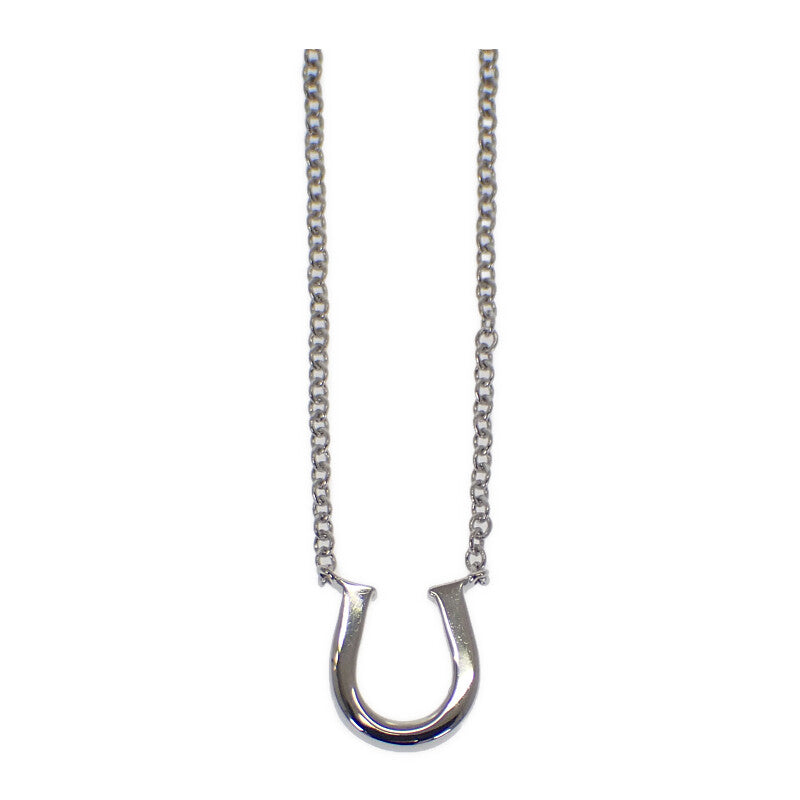 ティファニー TIFFANY&Co. メトロホースシューペンダント ネックレス K18ホワイトゴールド ダイヤモンド レディース【中古】【Aランク】