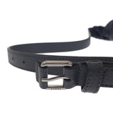 グッチ GUCCI ベルトバッグ ラージ 767934 ボディバッグ GGリサイクルポリエステル ブラック グレー シルバー金具 メンズ【中古】【Aランク】