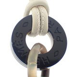 エルメス HERMES Hエキップ ペンダント H057087FL ネックレス レザー バッファローホーン イエロー アイボリー ブラウン レディース メンズ【中古】【SAランク】
