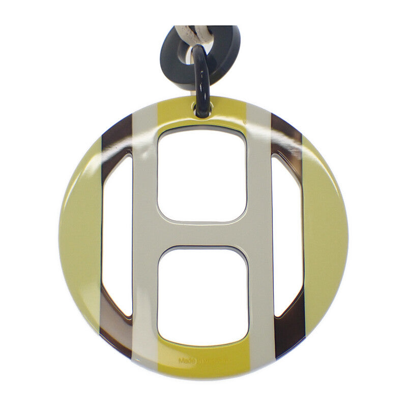 エルメス HERMES Hエキップ ペンダント H057087FL ネックレス レザー