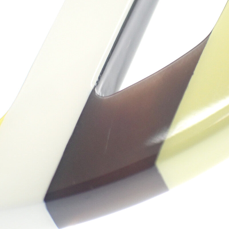 エルメス HERMES Hエキップ ペンダント H057087FL ネックレス レザー バッファローホーン イエロー アイボリー ブラウン レディース メンズ【中古】【SAランク】