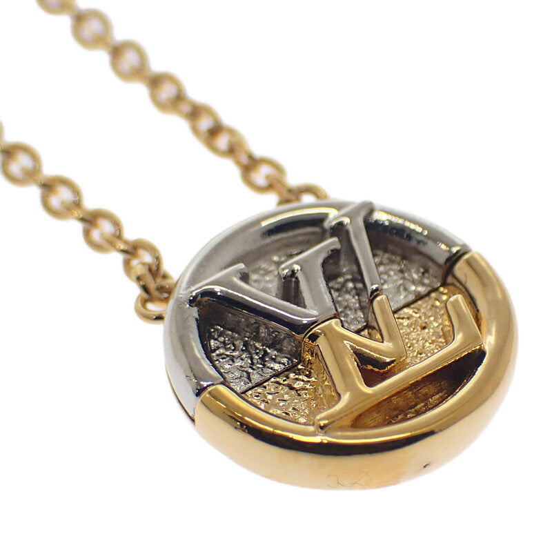 ルイヴィトン LOUIS VUITTON コリエ・LtoV M69643 ネックレス メタル ゴールド シルバー レディース【中古】【ABランク】