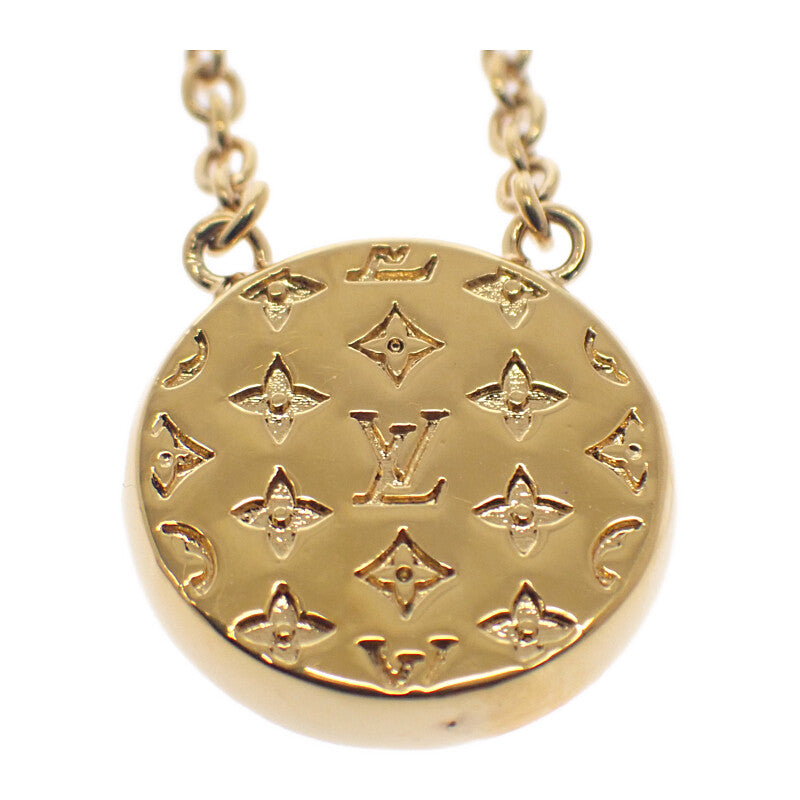 ルイヴィトン LOUIS VUITTON コリエ・LtoV M69643 ネックレス メタル ゴールド シルバー レディース【中古】【ABランク】