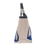 エルメス HERMES スティープル25 W刻印 ハンドバッグ ヴォースイフト トワルH・プリュム 鐙の幻想 ブルーロワイヤル レディース【中古】【Aランク】