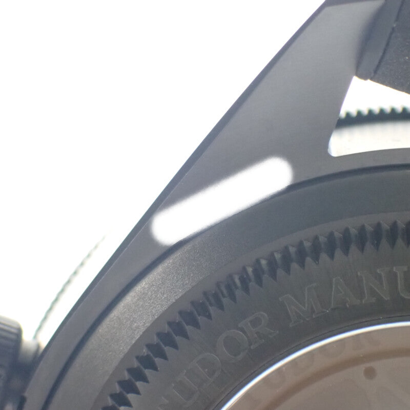 チューダー TUDOR ブラックベイ セラミック M79210CNUー0007 腕時計 セラミック ラバー 自動巻き ブルー文字盤 メンズ【中古】【Sランク】