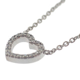 ティファニー TIFFANY&Co. メトロハートペンダント ミニ 33474563 ネックレス K18ホワイトゴールド ダイヤモンド レディース【中古】【Aランク】