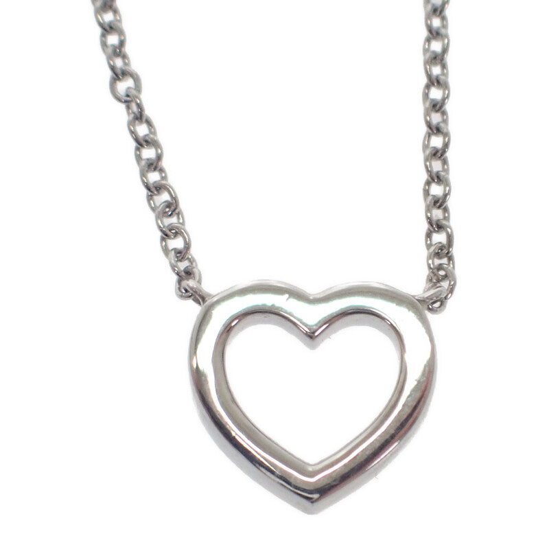 ティファニー TIFFANY&Co. メトロハートペンダント ミニ 33474563 ネックレス K18ホワイトゴールド ダイヤモンド レディース【中古】【Aランク】