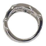 ミキモト MIKIMOTO ウェーブ ダイヤモンド 11号 リング K18ホワイトゴールド ダイヤモンド レディース【中古】【Aランク】