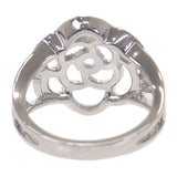 シャネル CHANEL カメリア ダイヤ 10号 50 J10807 リング K18ホワイトゴールド ダイヤモンド 約10号 レディース【中古】【Aランク】