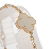 ヴァンクリーフ＆アーペル Van Cleef & Arpels ヴィンテージアルハンブラ ブレスレット K18イエローゴールド マザーオブパール レディース【中古】【Aランク】
