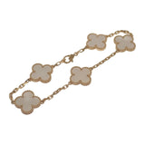 ヴァンクリーフ＆アーペル Van Cleef & Arpels ヴィンテージアルハンブラ ブレスレット K18イエローゴールド マザーオブパール レディース【中古】【Aランク】