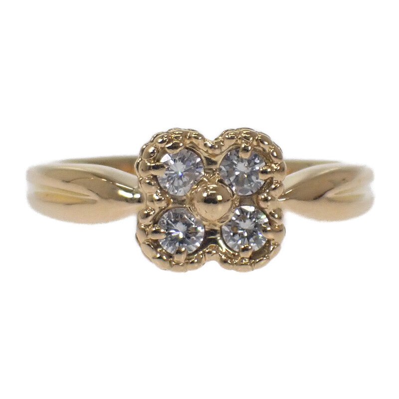 ヴァンクリーフ＆アーペル Van Cleef & Arpels アルノ 12号 リング K18イエローゴールド ダイヤモンド #52 レディース【中古】【Aランク】