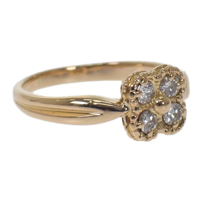 ヴァンクリーフ＆アーペル Van Cleef & Arpels アルノ 12号 リング K18イエローゴールド ダイヤモンド #52 レディース【中古】【Aランク】