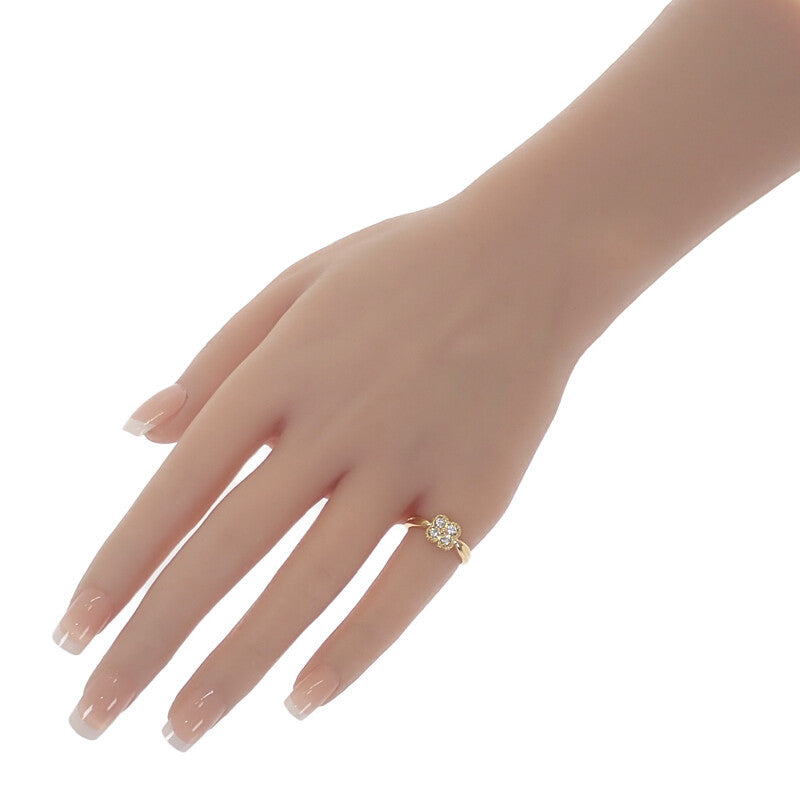 ヴァンクリーフ＆アーペル Van Cleef & Arpels アルノ 12号 リング K18イエローゴールド ダイヤモンド #52 レディース【中古】【Aランク】
