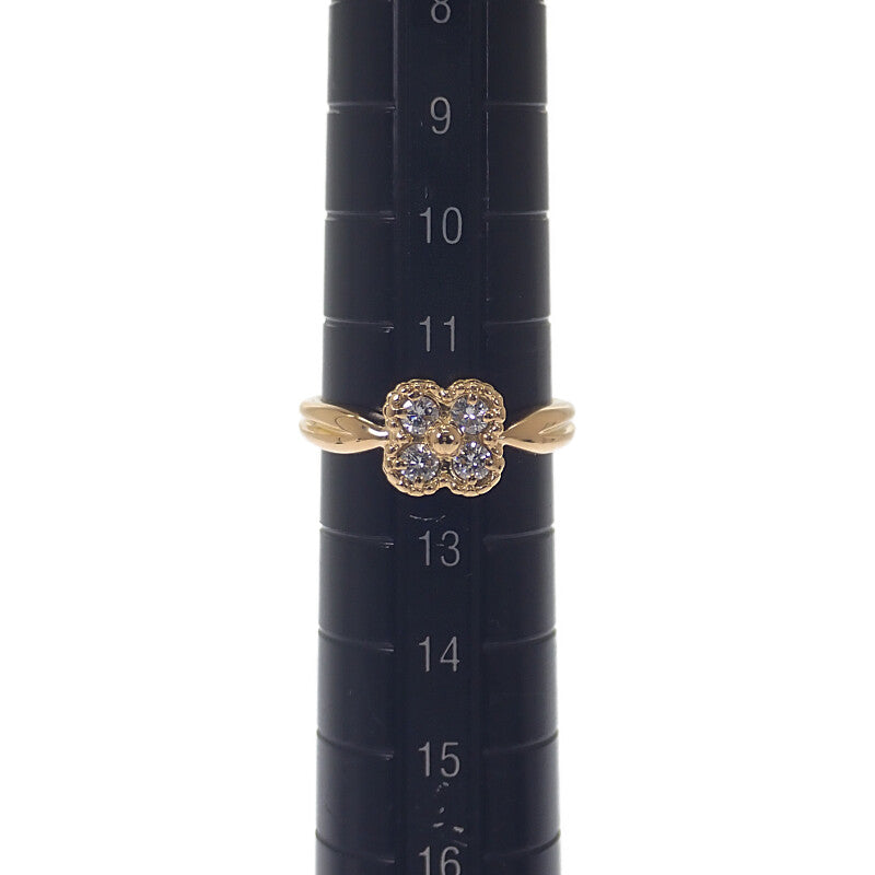 ヴァンクリーフ＆アーペル Van Cleef & Arpels アルノ 12号 リング K18イエローゴールド ダイヤモンド #52 レディース【中古】【Aランク】