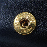 サンローラン SAINT LAURENT モノグラムオリガミタイニー 668274BOWA11000 三つ折り財布 カーフ ブラック ゴールド金具 レディース【中古】【ABランク】