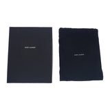 サンローラン SAINT LAURENT モノグラムオリガミタイニー 668274BOWA11000 三つ折り財布 カーフ ブラック ゴールド金具 レディース【中古】【ABランク】