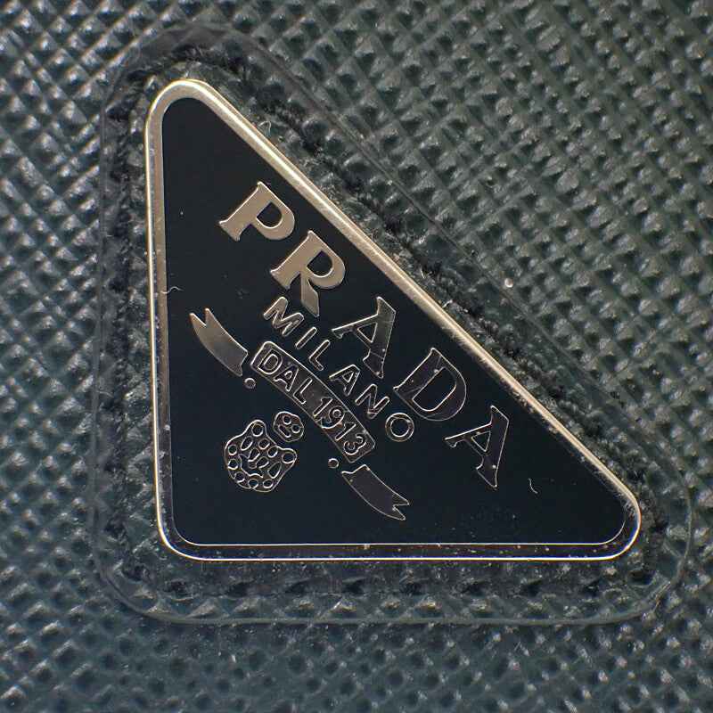 プラダ PRADA トライアングル 2MC223_QHH_F077U カードケース サフィアーノ グリーン SMERALDO メンズ レディース【中古】【Aランク】 プラダ PRADA トライアングル 2MC223_QHH_F077U カードケース