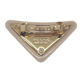 プラダ PRADA プレックス ヘアクリップ 1IF159_2CN4_F0304 ヘアアクセサリー エナメルメタル アイボリー ゴールド レディース【中古】【Aランク】