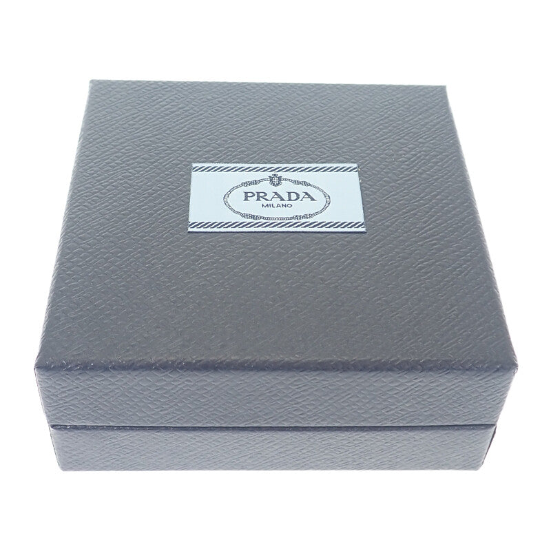 プラダ PRADA プレックス ヘアクリップ 1IF159_2CN4_F0304 ヘアアクセサリー エナメルメタル アイボリー ゴールド レディース【中古】【Aランク】