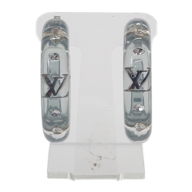 ルイヴィトン LOUIS VUITTON ピアス・LVスパークス M02817 ピアス レジン/ストラス ブルー シルバー金具 レディース【中古】【Aランク】