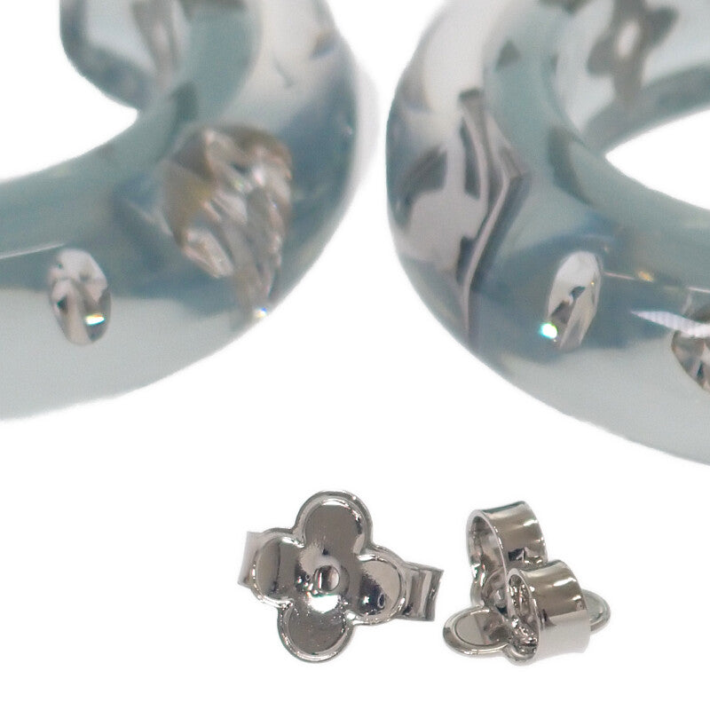 ルイヴィトン LOUIS VUITTON ピアス・LVスパークス M02817 ピアス レジン/ストラス ブルー シルバー金具 レディース【中古】【Aランク】