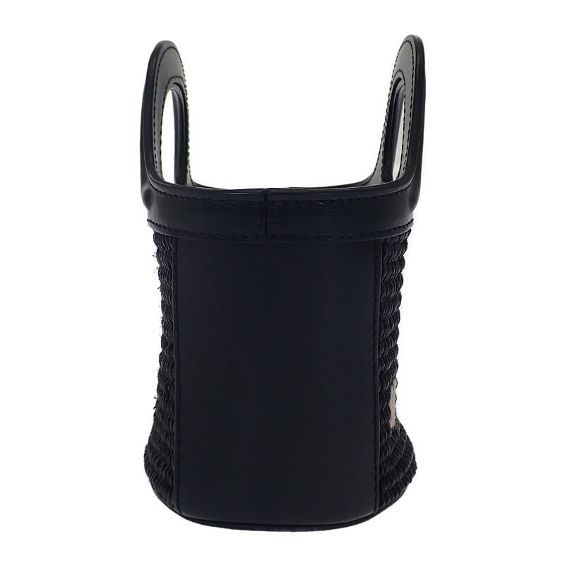 マルニ MARNI トロピカリア バッグ マイクロ BMMP0067Q0P386000N99 2WAYバッグ ハンドバッグ カーフ コットン ブラック レディース【中古】【Aランク】