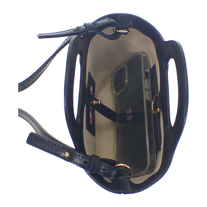 マルニ MARNI トロピカリア バッグ マイクロ BMMP0067Q0P386000N99 2WAYバッグ ハンドバッグ カーフ コットン ブラック レディース【中古】【Aランク】