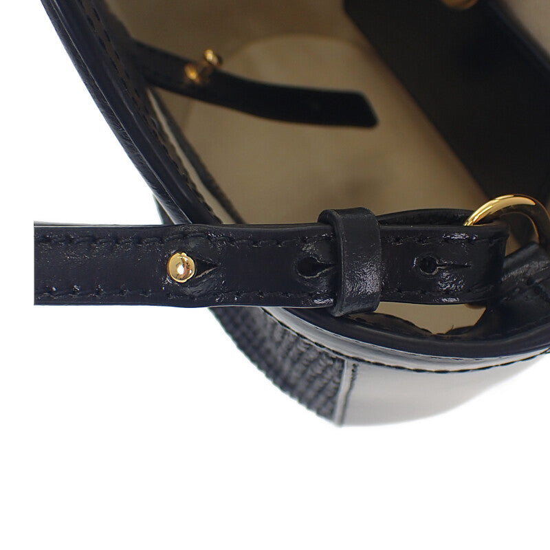 マルニ MARNI トロピカリア バッグ マイクロ BMMP0067Q0P386000N99 2WAYバッグ ハンドバッグ カーフ コットン ブラック レディース【中古】【Aランク】