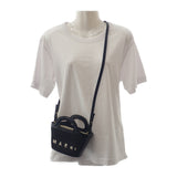 マルニ MARNI トロピカリア バッグ マイクロ BMMP0067Q0P386000N99 2WAYバッグ ハンドバッグ カーフ コットン ブラック レディース【中古】【Aランク】