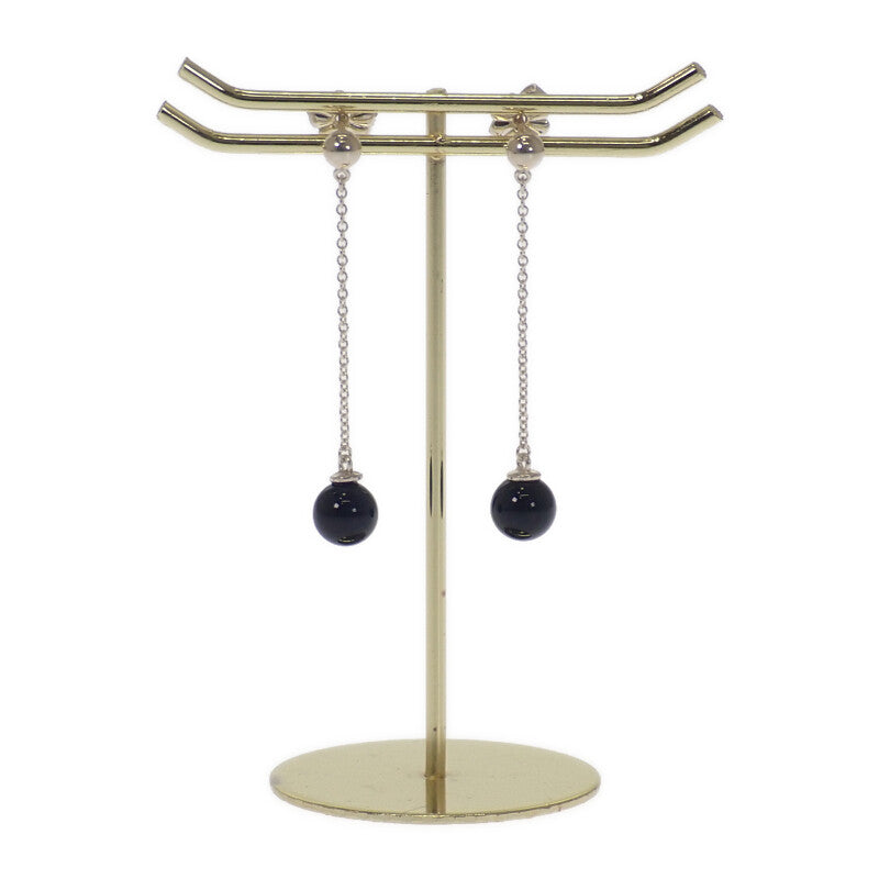ティファニー TIFFANY&Co. チェーン ピアス シルバー925 オニキス ブラック レディース【中古】【Aランク】