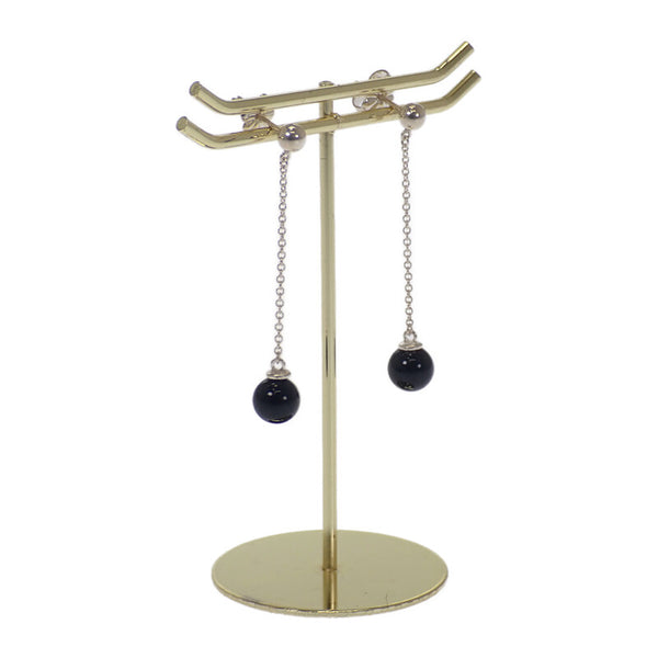 ティファニー TIFFANY&Co. チェーン ピアス シルバー925 オニキス ブラック レディース【中古】【Aランク】