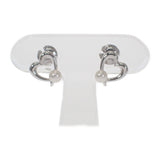 ミキモト MIKIMOTO パールハート アコヤ真珠 PE-1292PU ピアス K18ホワイトゴールド ホワイト レディース【中古】【Aランク】