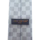 ルイヴィトン LOUIS VUITTON ダミエクラシック M78754 ネクタイ シルク ブルークレール メンズ【中古】【Aランク】