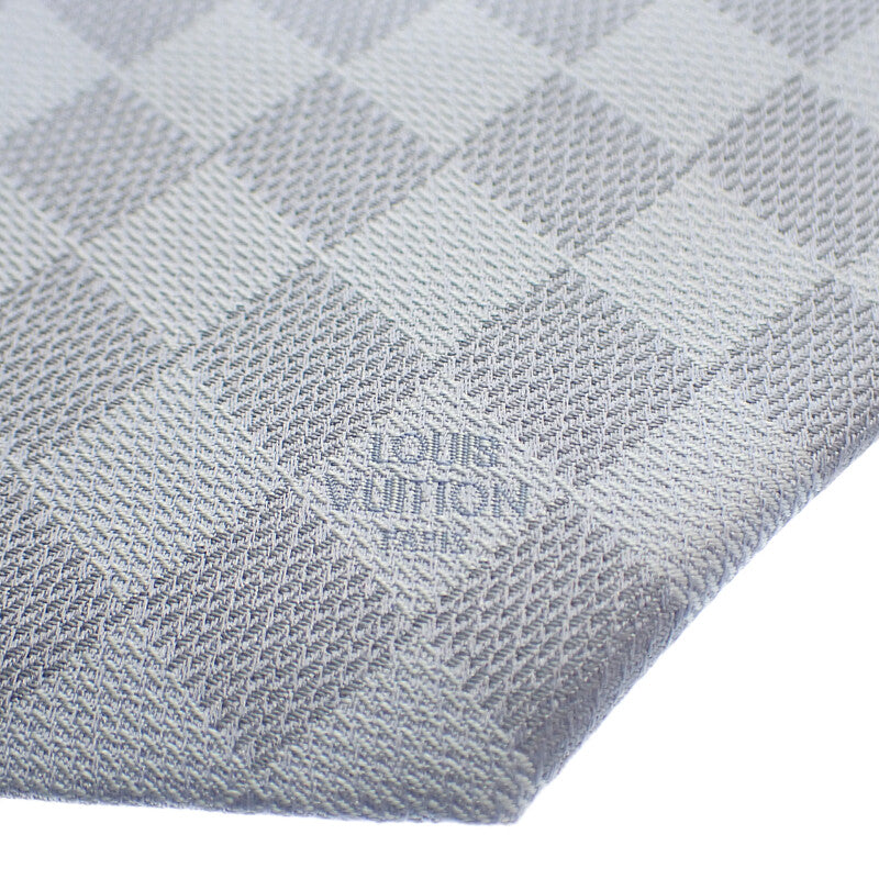 ルイヴィトン LOUIS VUITTON ダミエクラシック M78754 ネクタイ シルク ブルークレール メンズ【中古】【Aランク】