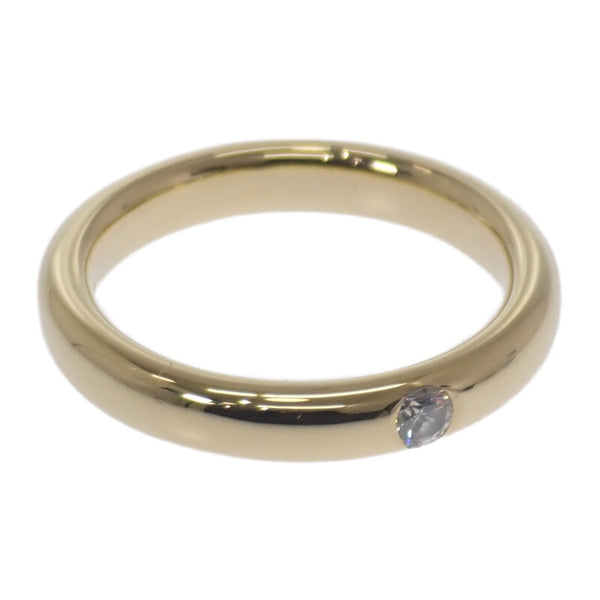 デザインジュエリー 18号 リング K18イエローゴールド ダイヤモンド レディース【中古】【Aランク】